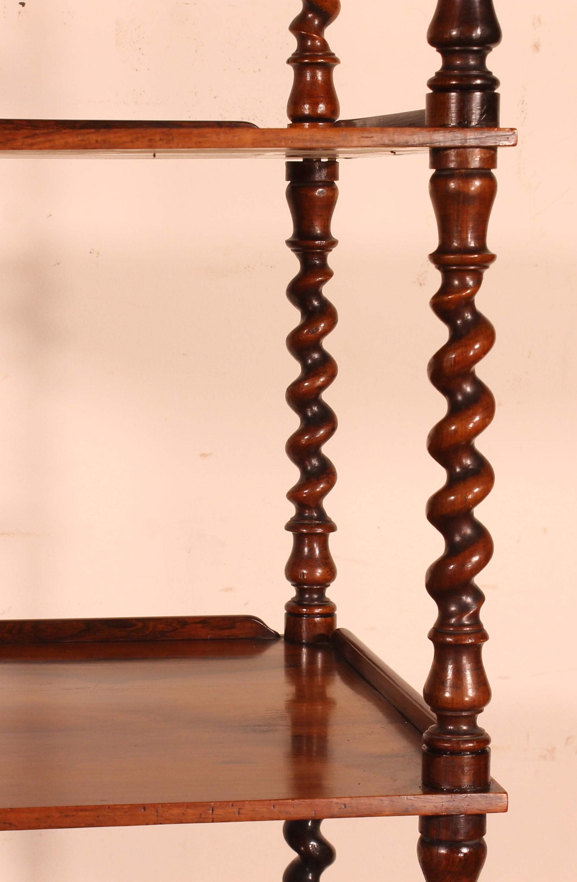 British Rosewood Whatnot or Shelf from 19th Century, England