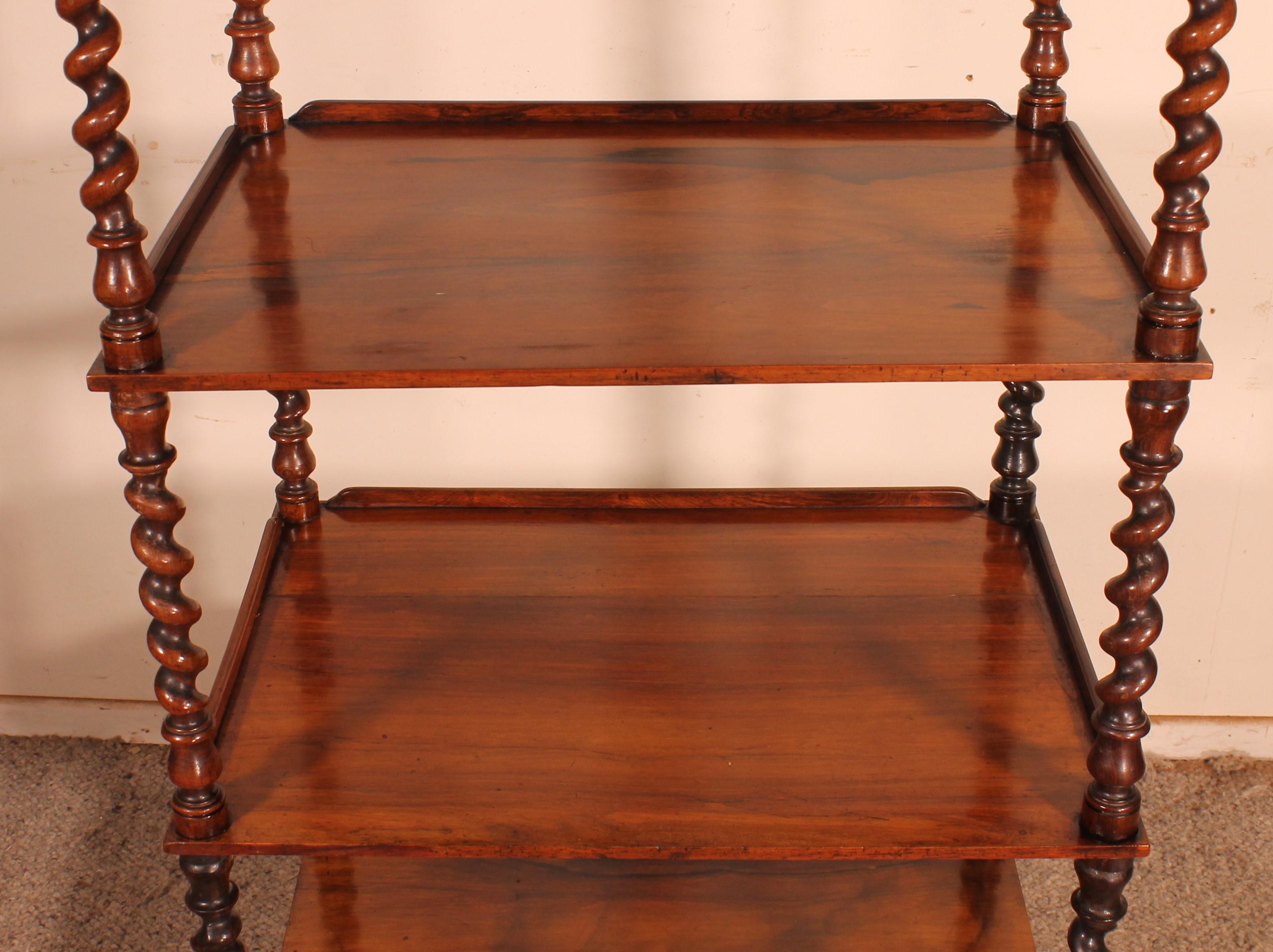 Rosewood Whatnot or Shelf from 19th Century, England 1