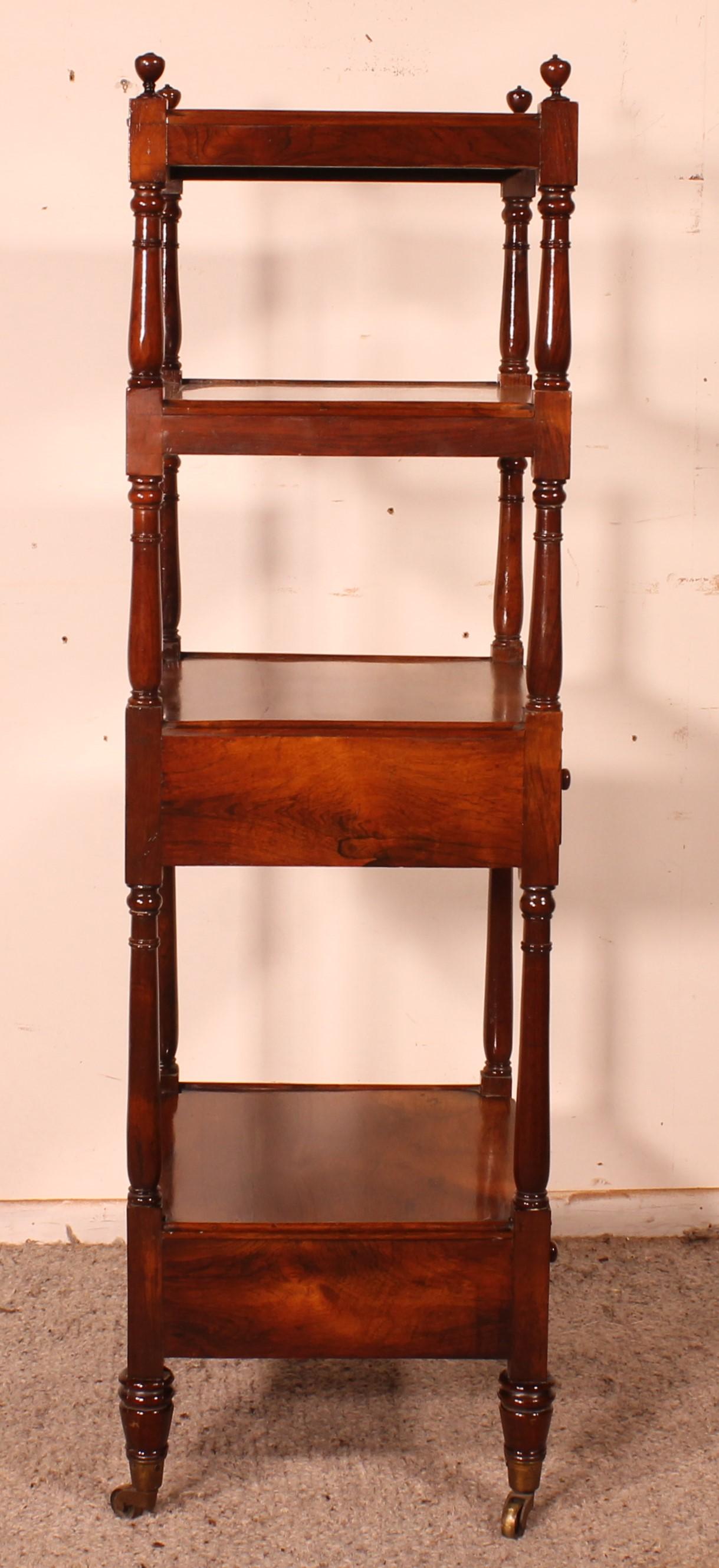 Rosewood Whatnot Or Shelf From 19th Century - England 2