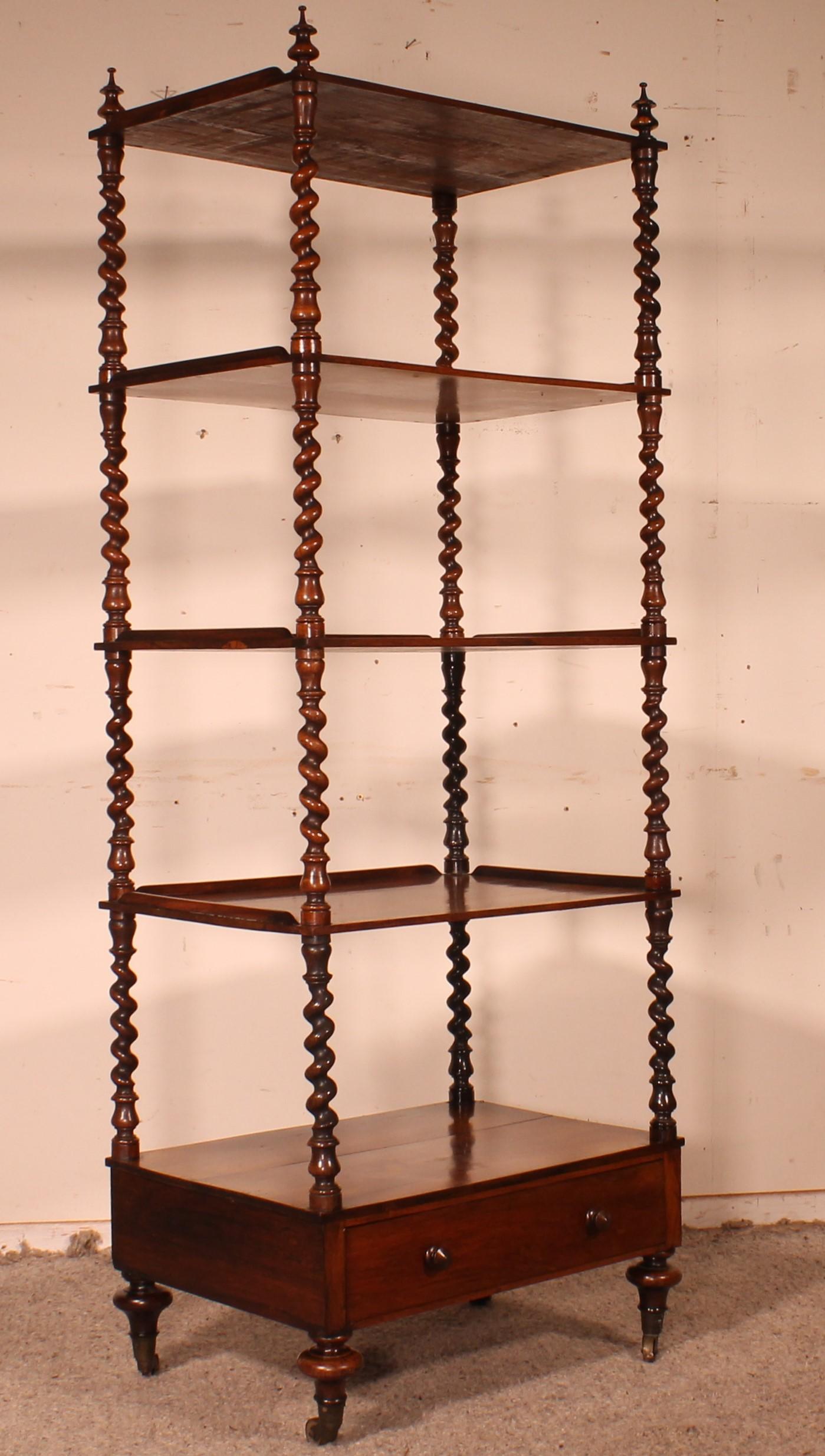 Rosewood Whatnot or Shelf from 19th Century, England 4