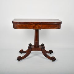 Rosewood William IV Tea Table, circa 1840