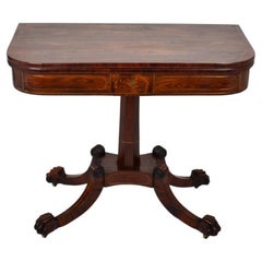 Used Rosewood William IV Tea Table, circa 1840
