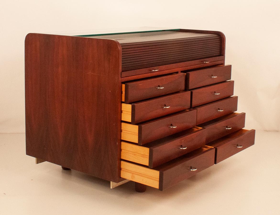 Hardwood Writing Desk Designed in 1960's by Gianfranco Frattini for Bernini 4