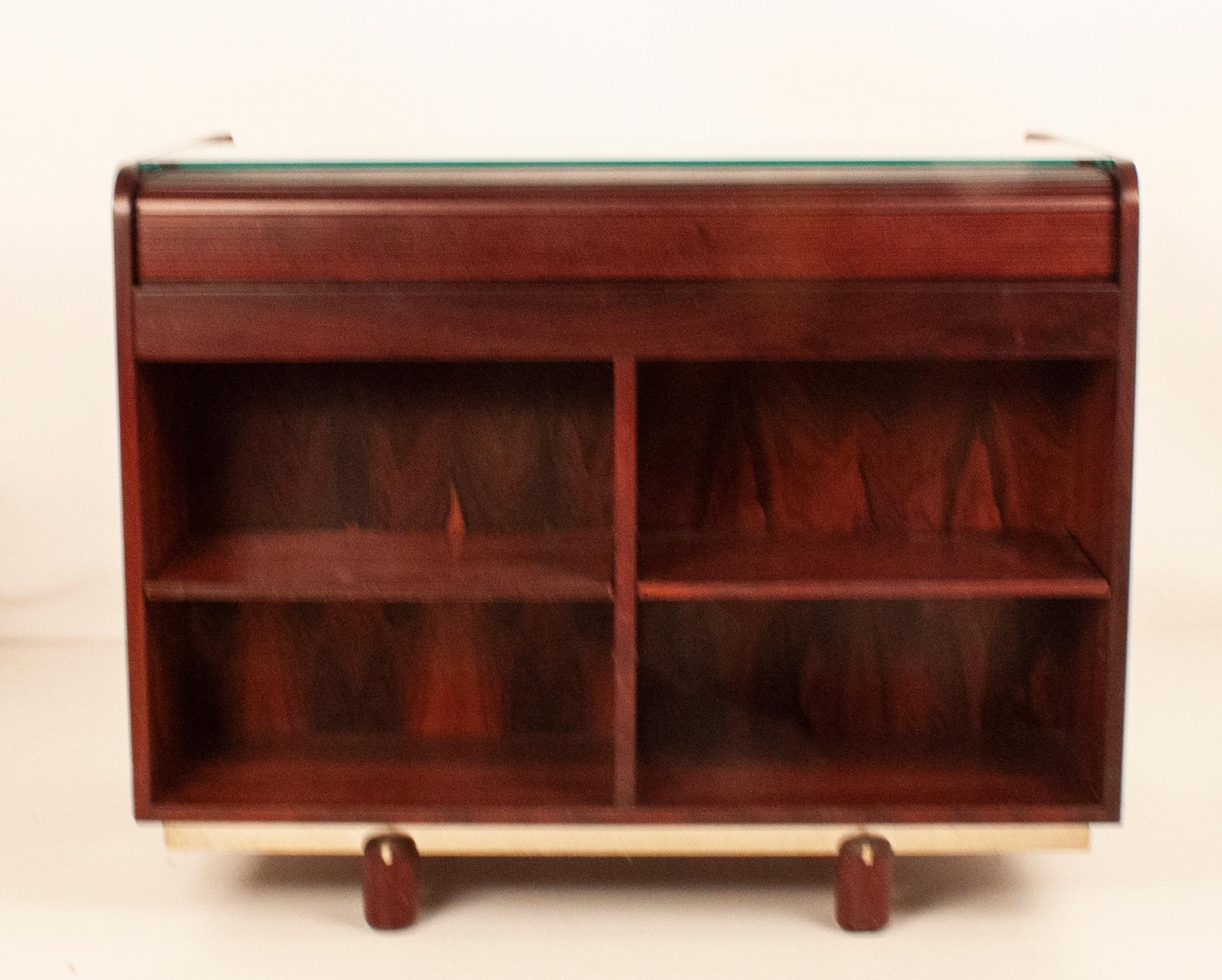 Hardwood Writing Desk Designed in 1960's by Gianfranco Frattini for Bernini 7
