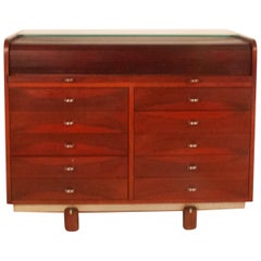 Hardwood Writing Desk Designed in 1960's by Gianfranco Frattini for Bernini