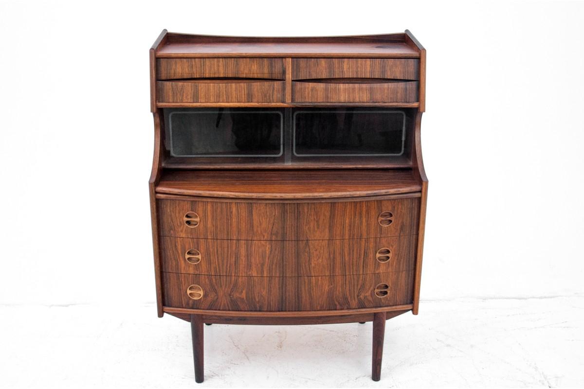 Rosewood Writing Desk, G. Falsig, Møbelfabrik Holstebro, 1970s For Sale 8