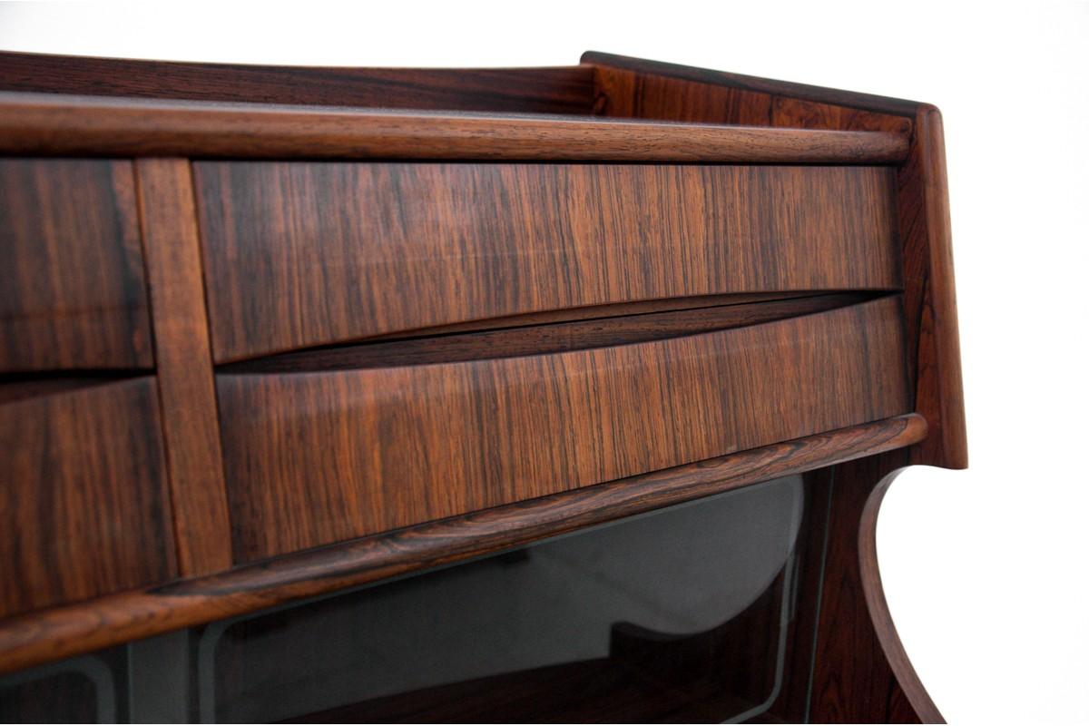 Danish Rosewood Writing Desk, G. Falsig, Møbelfabrik Holstebro, 1970s For Sale