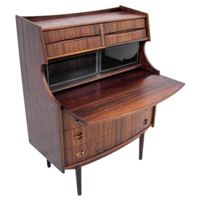 Rosewood Writing Desk, G. Falsig, Møbelfabrik Holstebro, 1970s For Sale