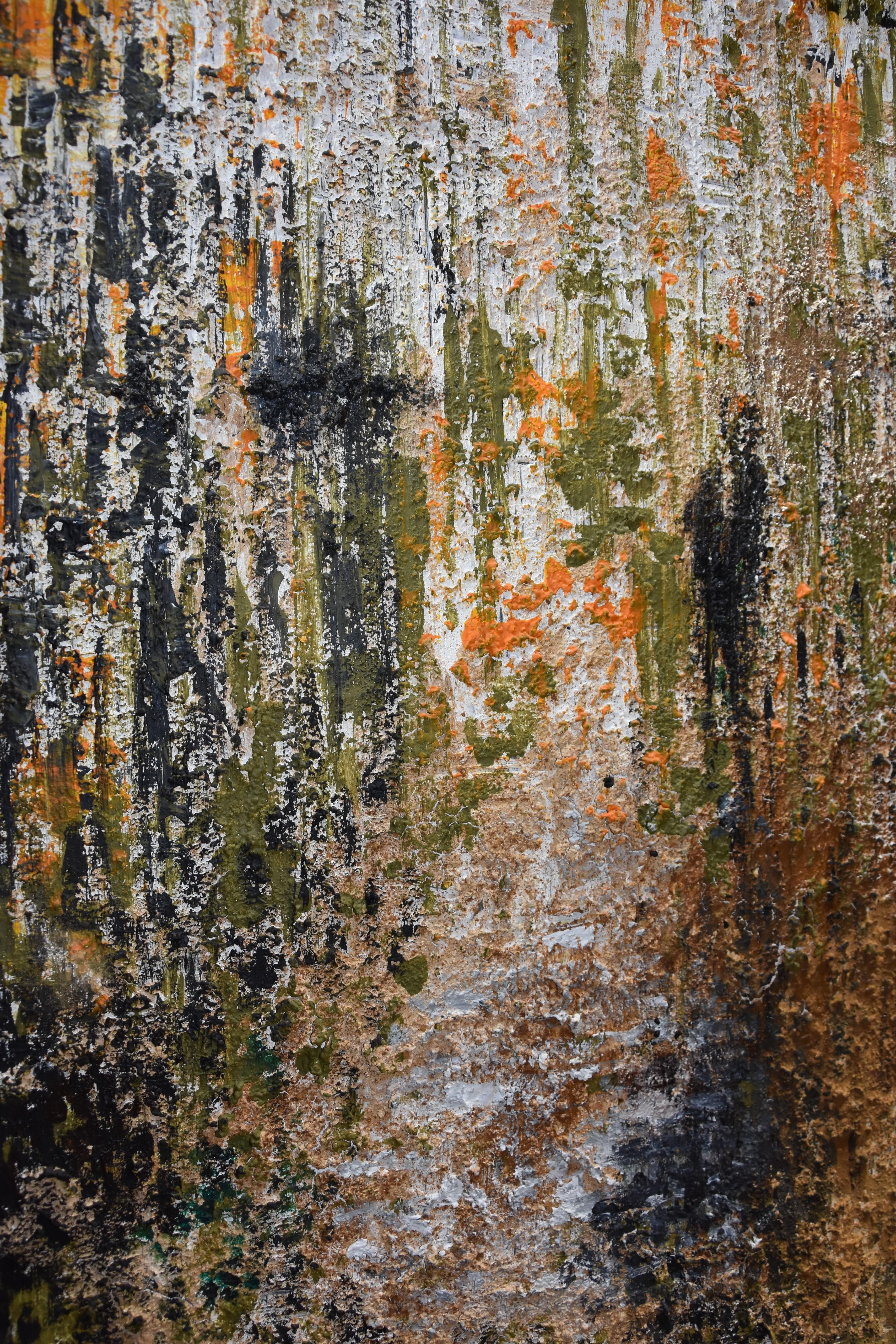 Roshan  ROAD Vertical UPLOADED.paysage peinture contemporaine originale - Painting de ROSHAN