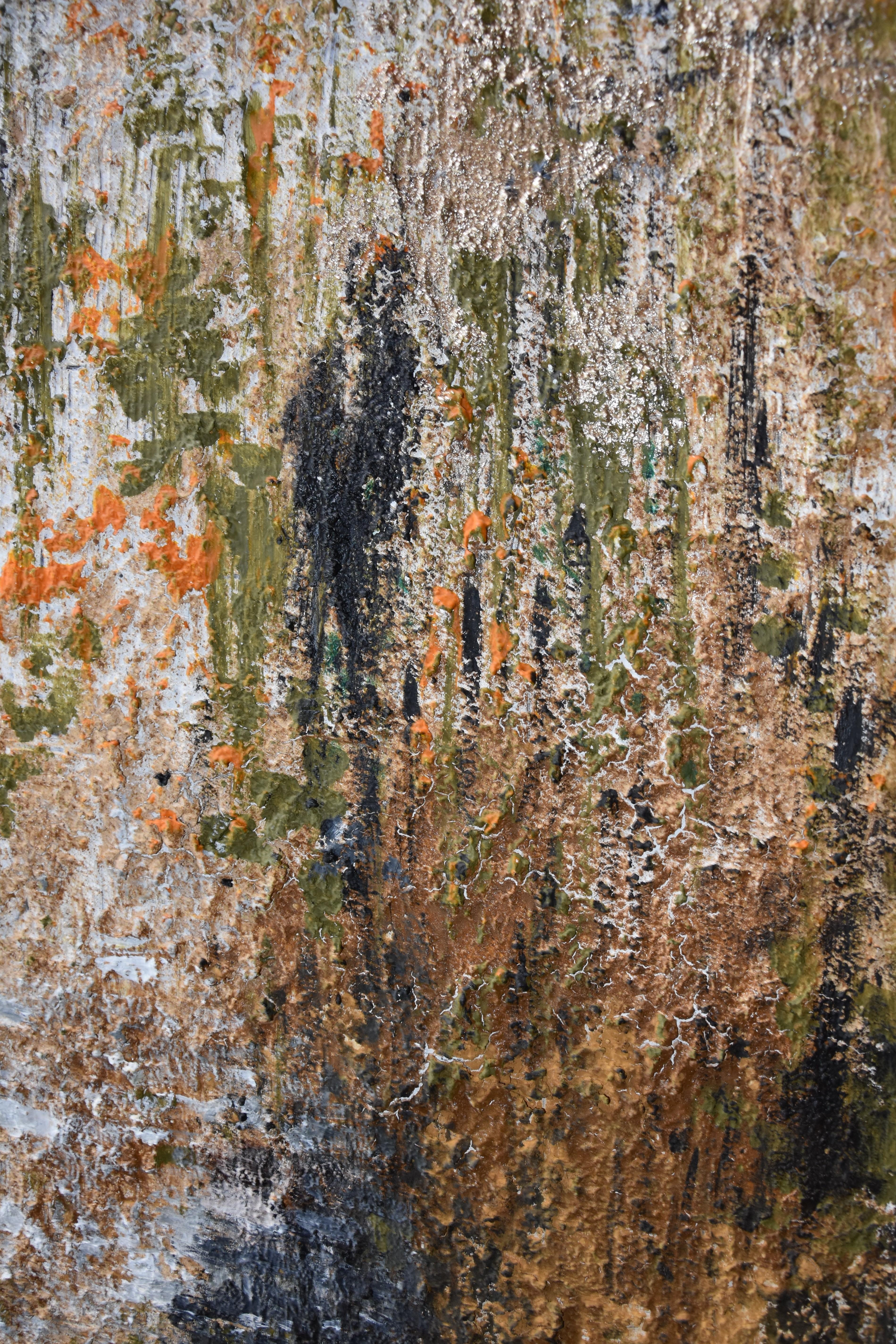 Roshan 12  Vertical CARGADO ROAD.landscape pintura contemporánea original 1
