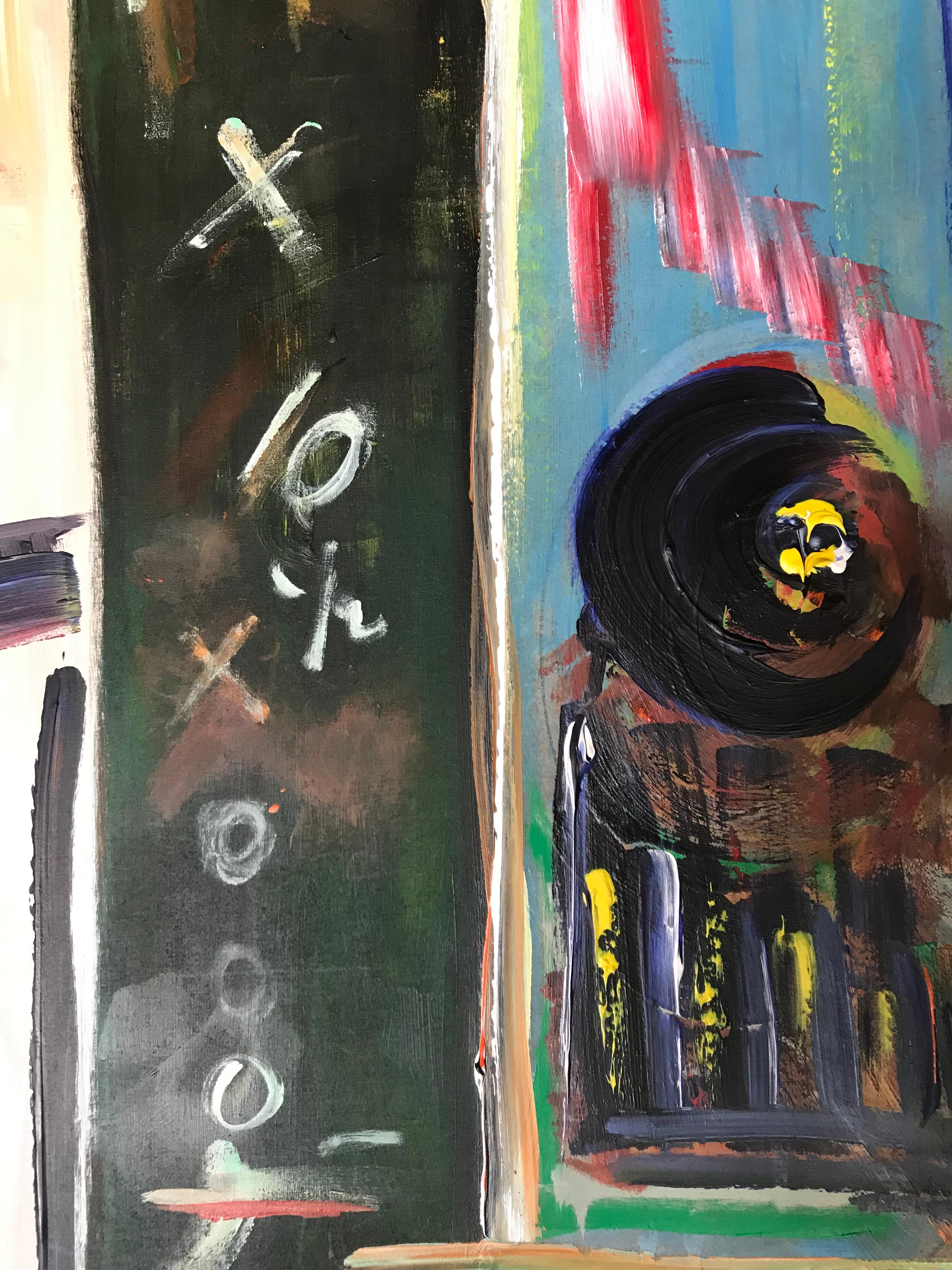 Roshan  All'interno  Colore  Fabbrica di Comete - estratto originale  Verticale - Painting Espressionismo astratto di ROSHAN