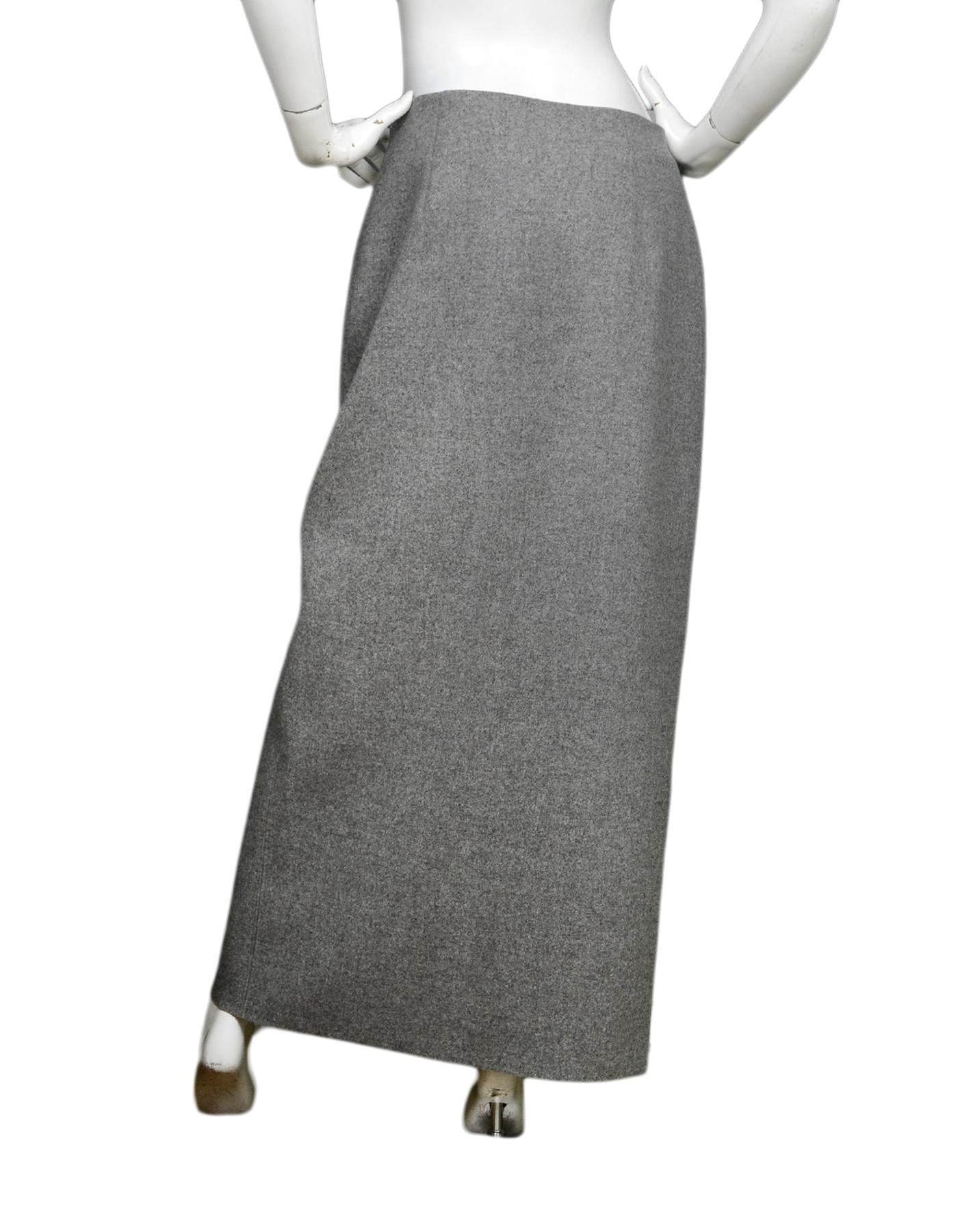 maxi flannel skirt