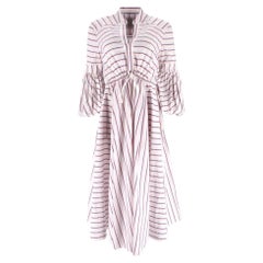 Rosie Assoulin - Robe en coton rayé