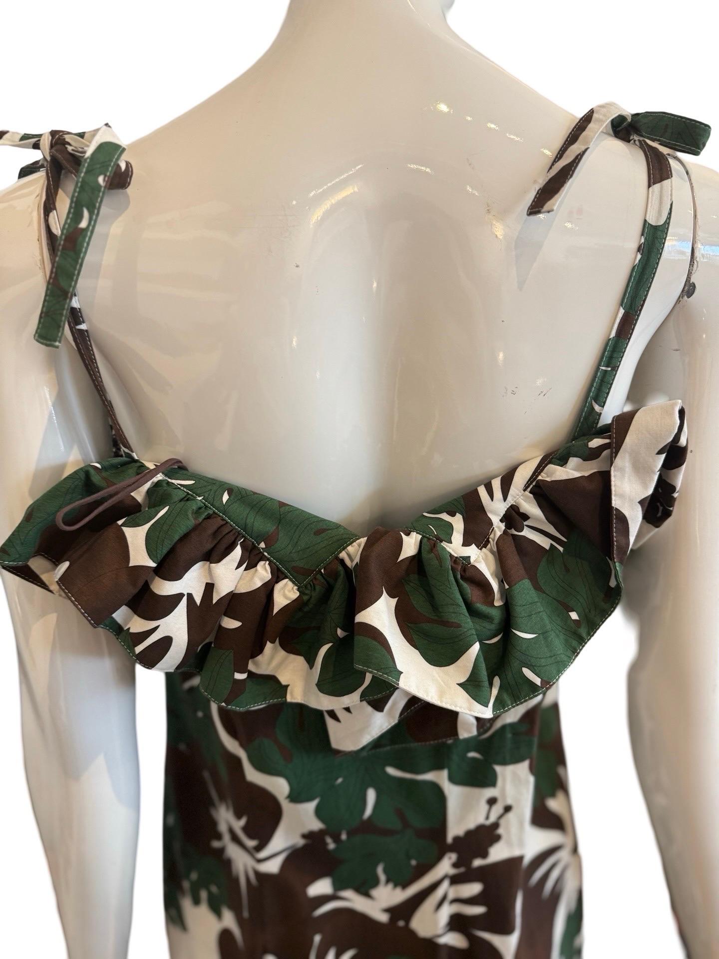 Rosie Assoulin Tropical Dress en Excelente estado para la venta en Miami, FL