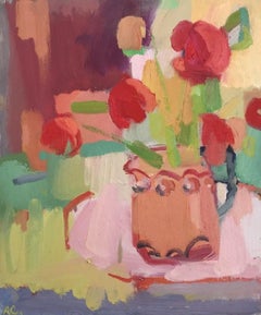 Rosie Copeland, Sunny Flowers, Original floral painting