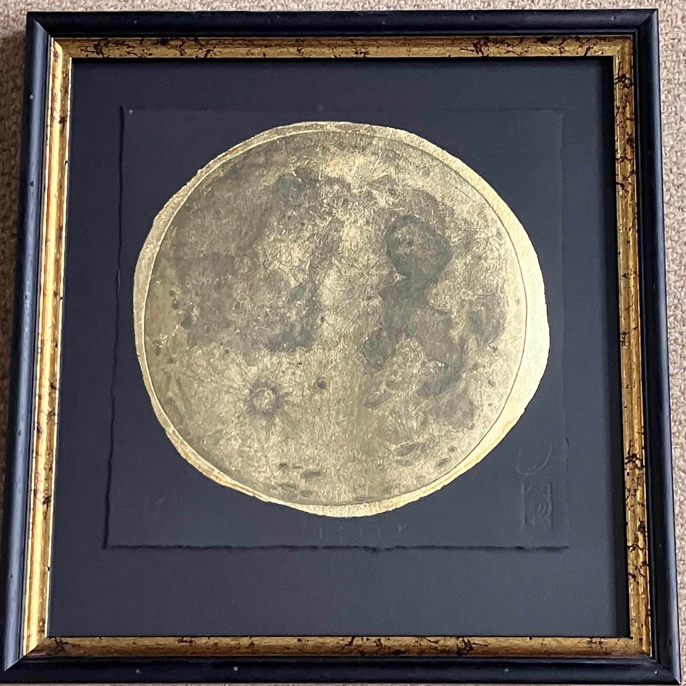 Landscape Print de Rosie McLay - Hermana,  Un retrato de la Luna' , Aguafuerte firmado c2021