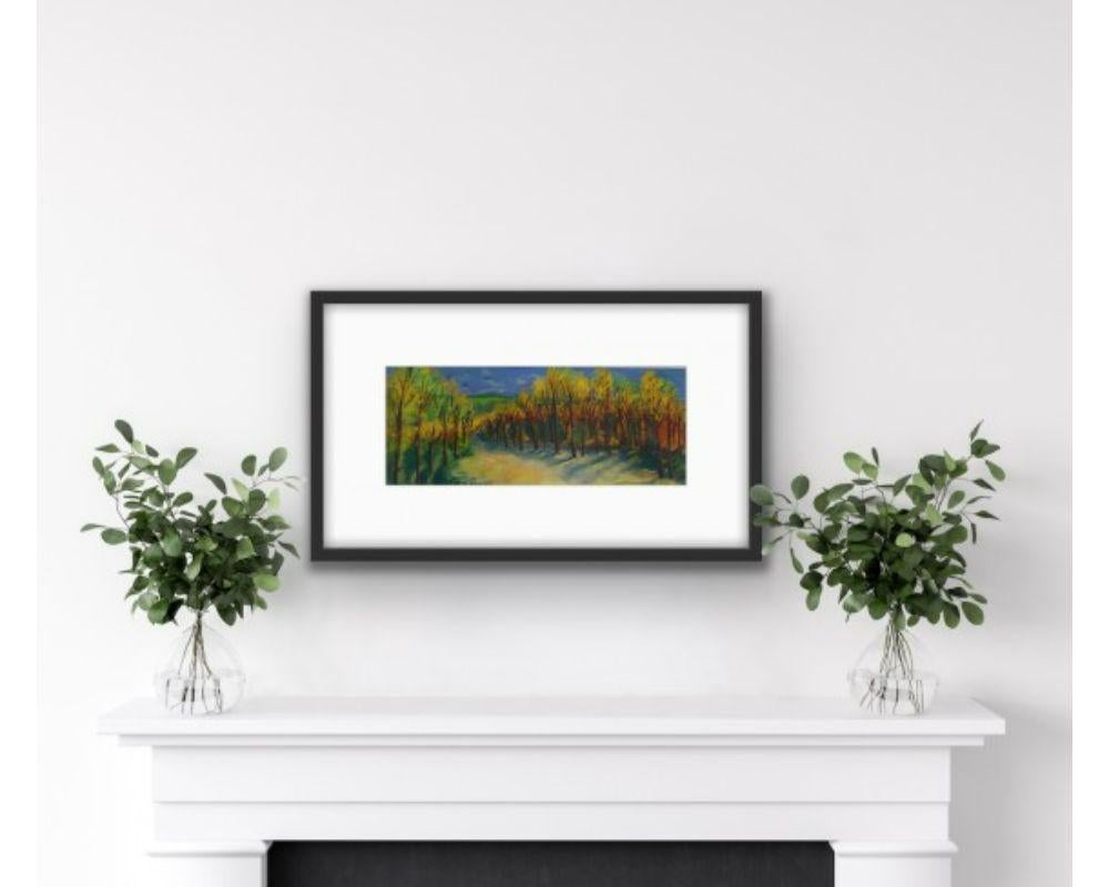Dissoluzione autunnale, Pittura di paesaggio Modern British, Arte autunnale in vendita 3