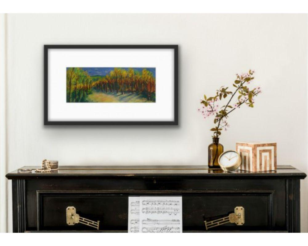 Autumn Dissolution, Modern British Landscape Painting, Autumnal Art For Sale 6