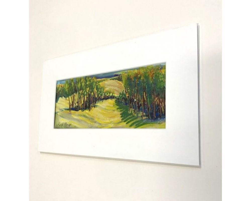 Joy, Rosie Phipps, landscape painting, affordable art, miniature paintings For Sale 3