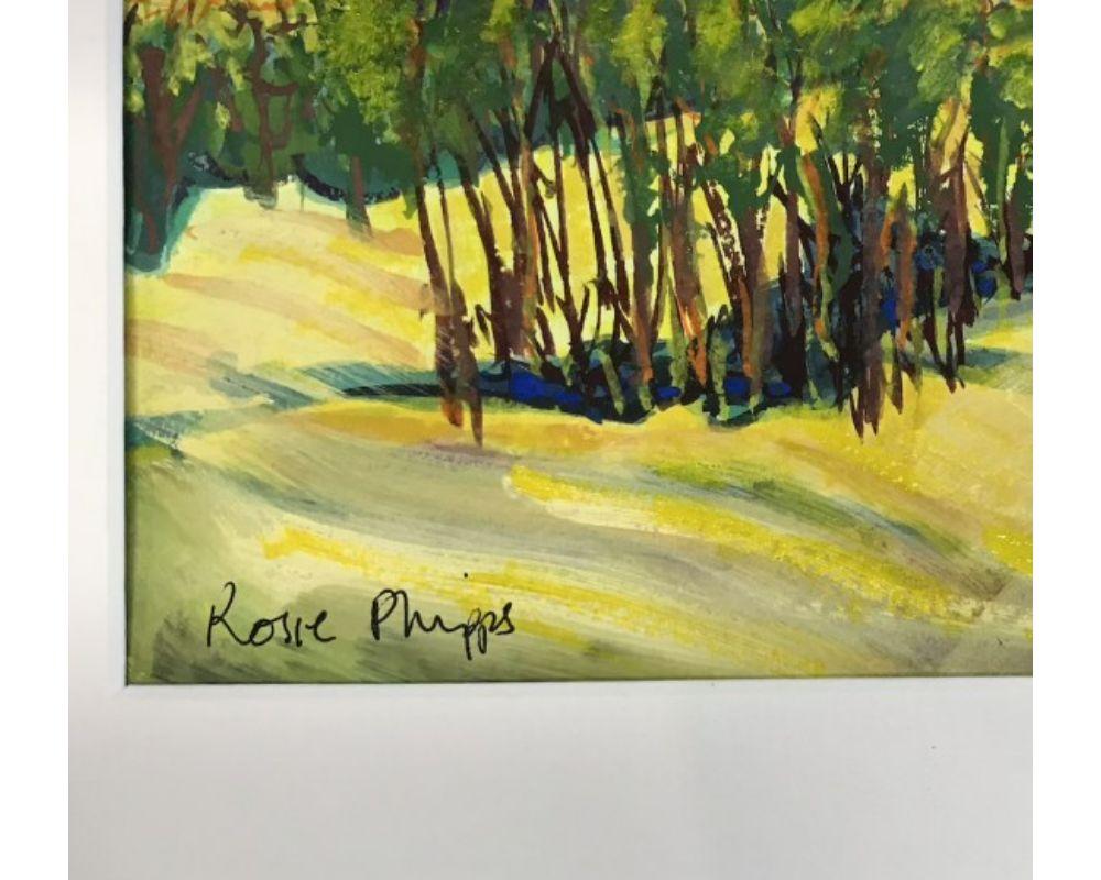 Joy, Rosie Phipps, landscape painting, affordable art, miniature paintings For Sale 4