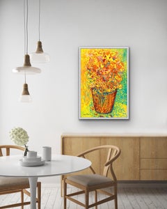 Rosie Phipps, Celebration of Life, Bright Contemporary Art, Floral Still Life