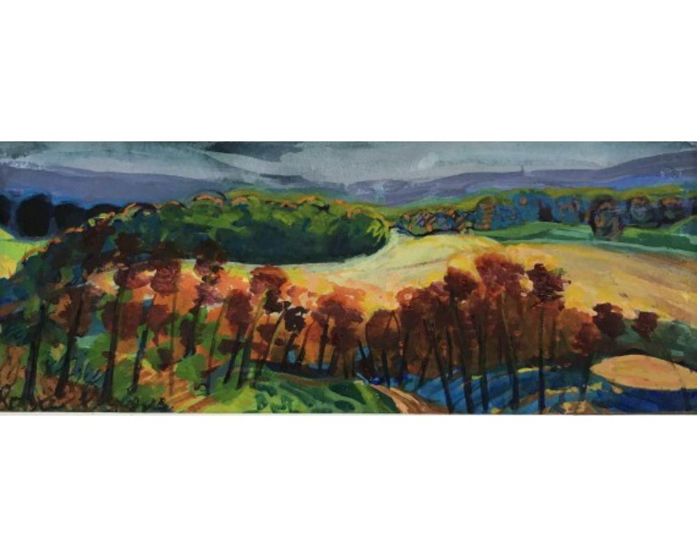 The Autumn Equinox With Its Hunters, Rosie Phipps, Peinture de paysage de moins de 500 $