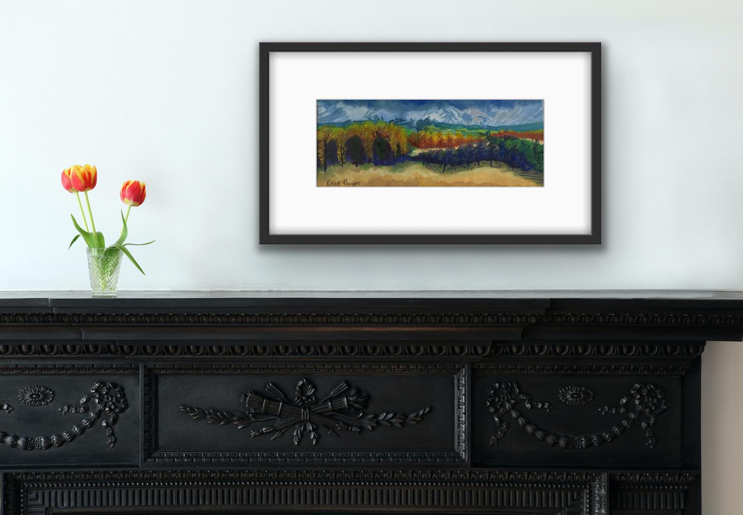 El viento que besa todo lo que encuentra, Rosie Phipps, Pintura de paisaje, 2022 en venta 1