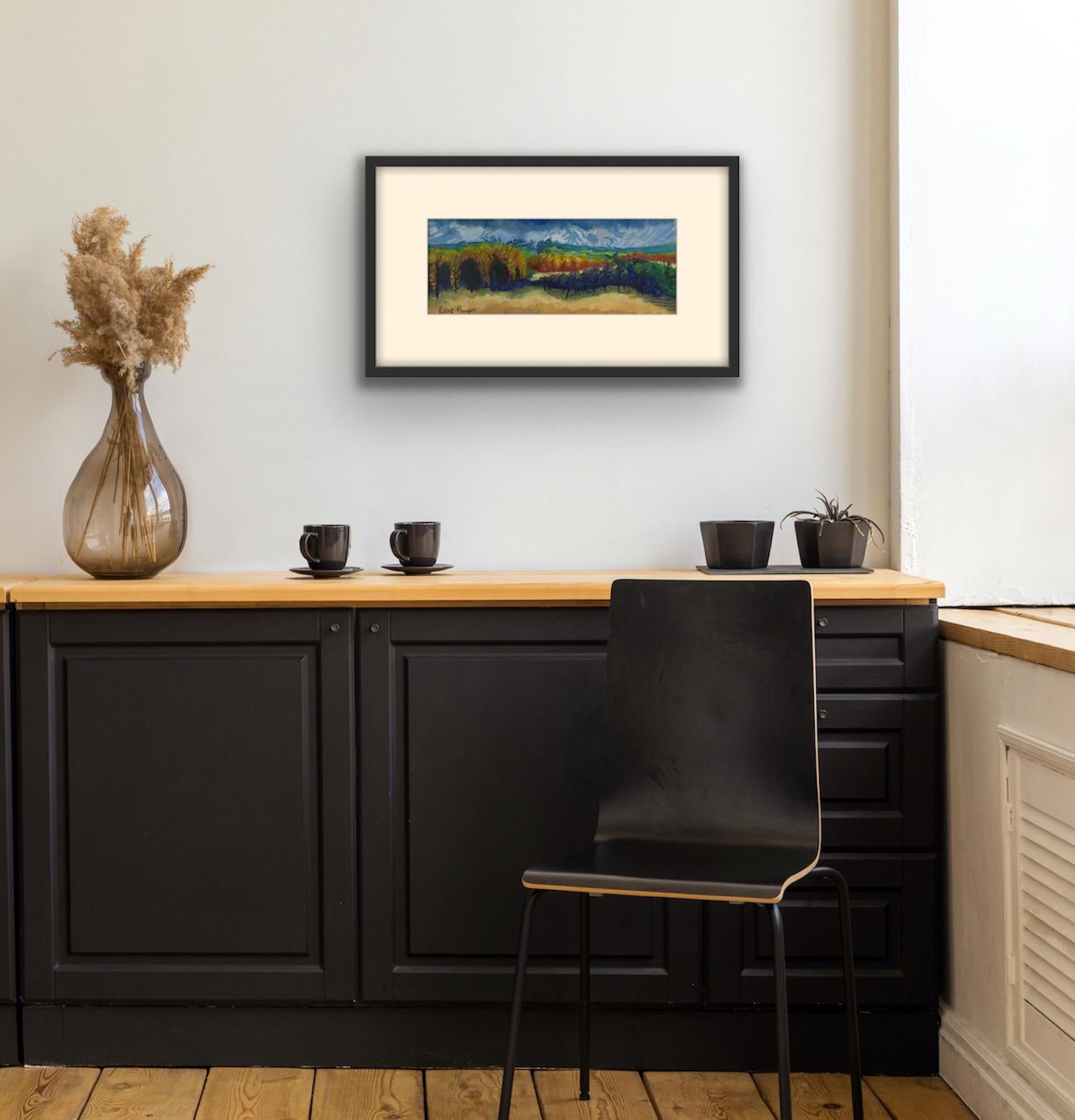 El viento que besa todo lo que encuentra, Rosie Phipps, Pintura de paisaje, 2022 en venta 8