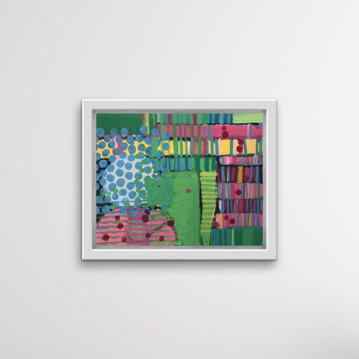 Intérieur de Rosie Shorrock, art d'intérieur, art abstrait, motif, art d'origine - Abstrait Painting par Rosie Shorrock 