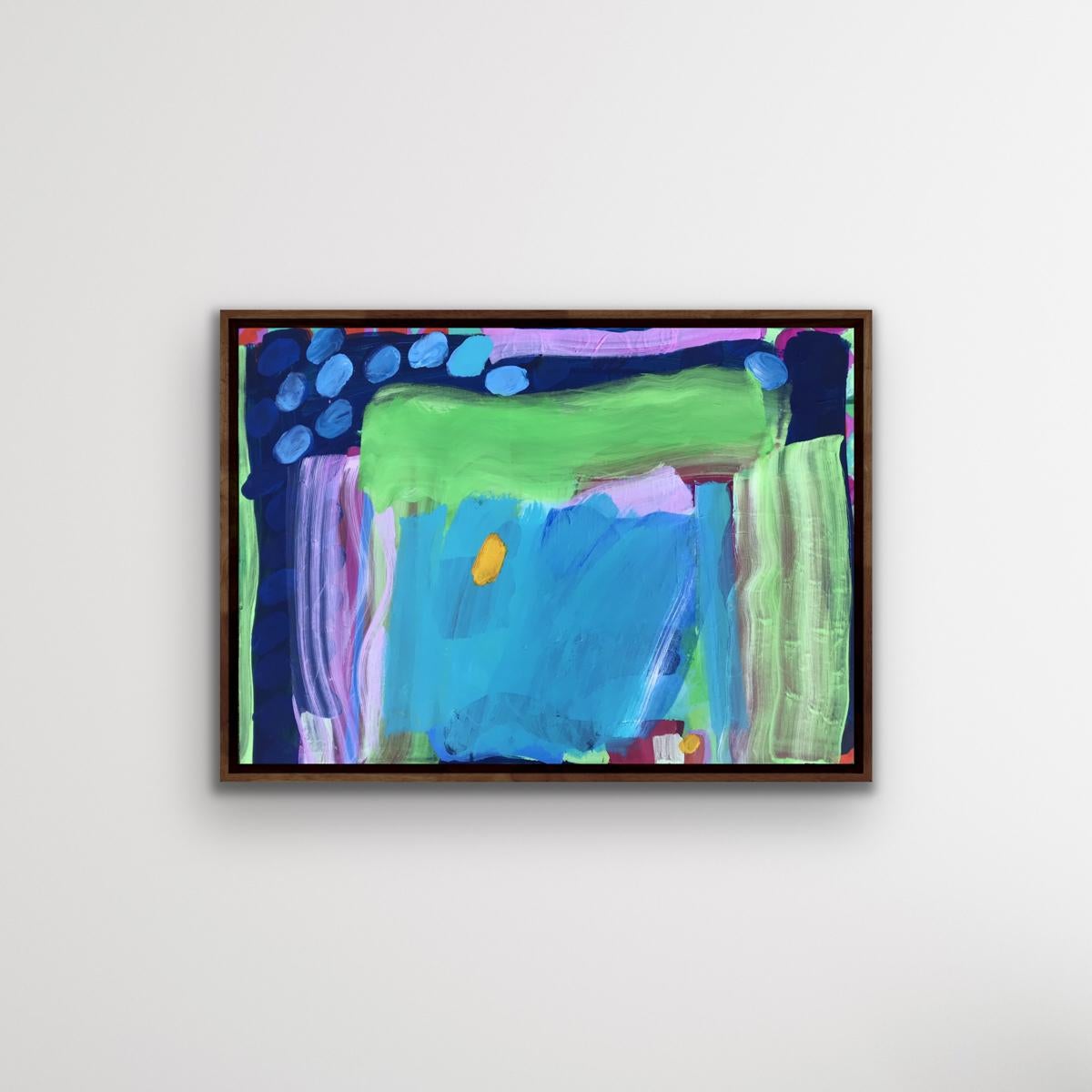 Thorpeness Sun, Rosie Shorrock, Acrylgemälde, Abstraktes Gemälde, 2022 im Angebot 1
