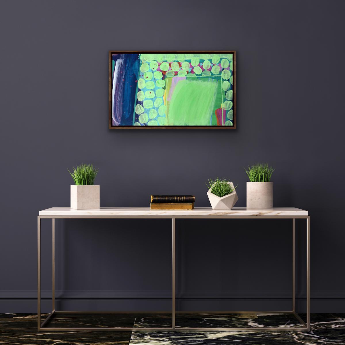 Campanile, Rosie Shorrock, Arte astratta geometrica, Pittura originale, Astratto in vendita 1