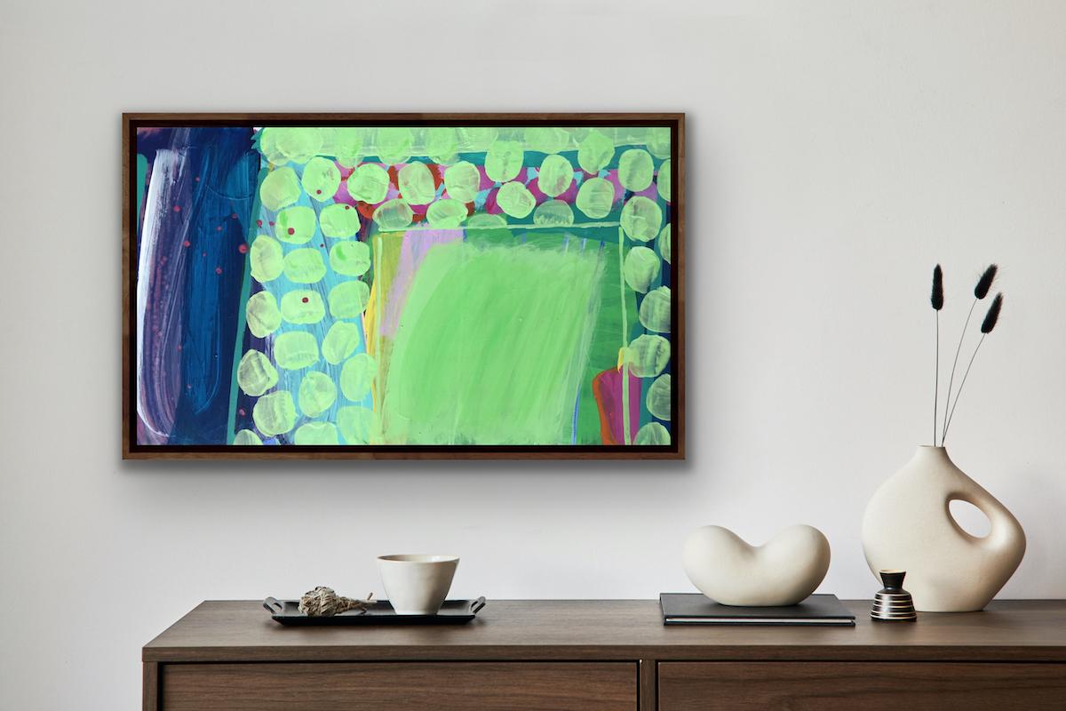 Campanile, Rosie Shorrock, Arte astratta geometrica, Pittura originale, Astratto in vendita 5