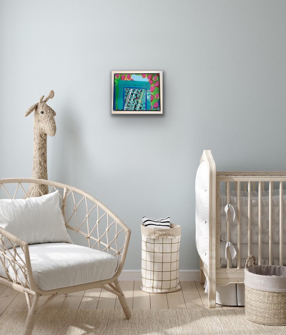 Gelateria - Abstract Painting Blu di Rosie Shorrock