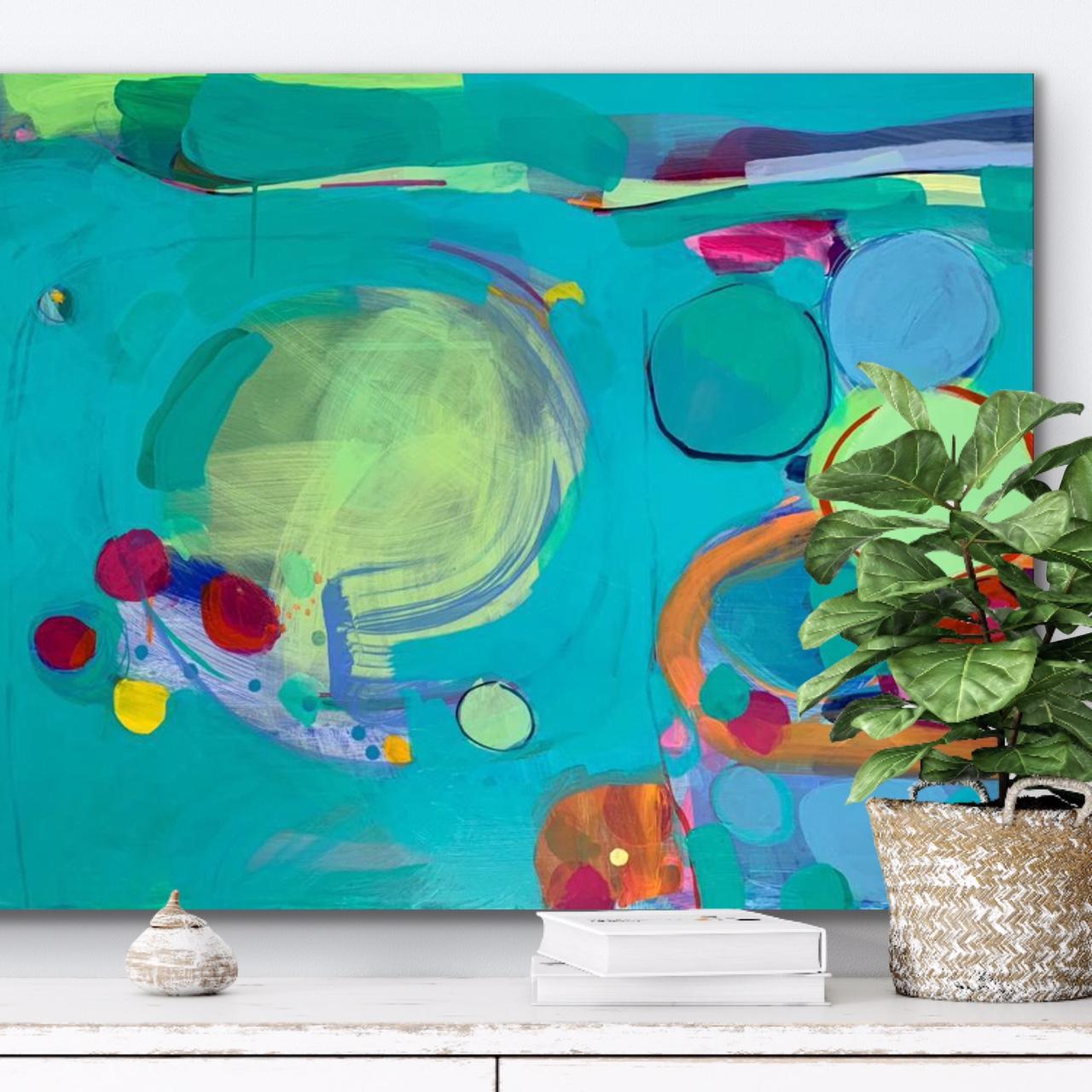 Le taillis - Painting de Rosie Shorrock