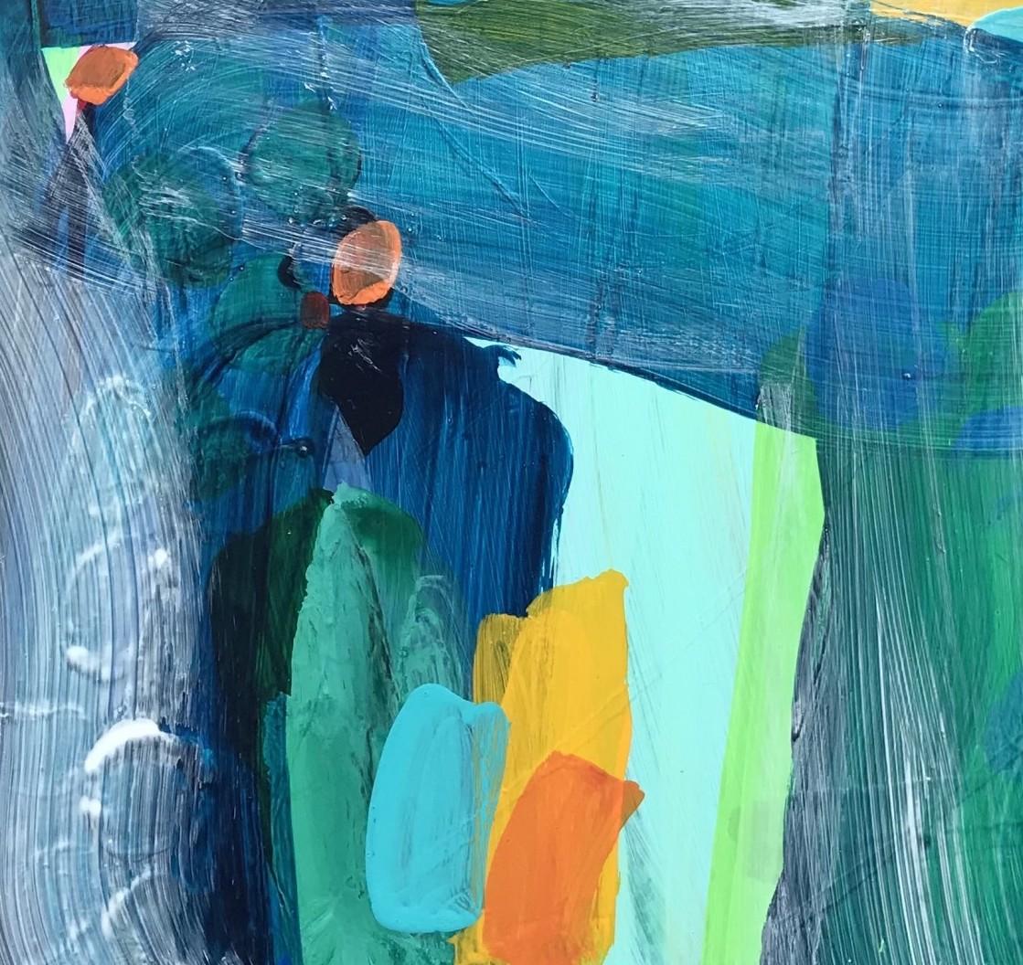 Peinture  l'acrylique sur panneau de la lagune de Venise de Rosie Shorrock, 2022 en vente 2