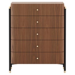 21st-century Contemporary tallboy dresser by Laskasas (made to order)