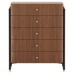 21st-century Contemporary tallboy dresser by Laskasas (made to order)