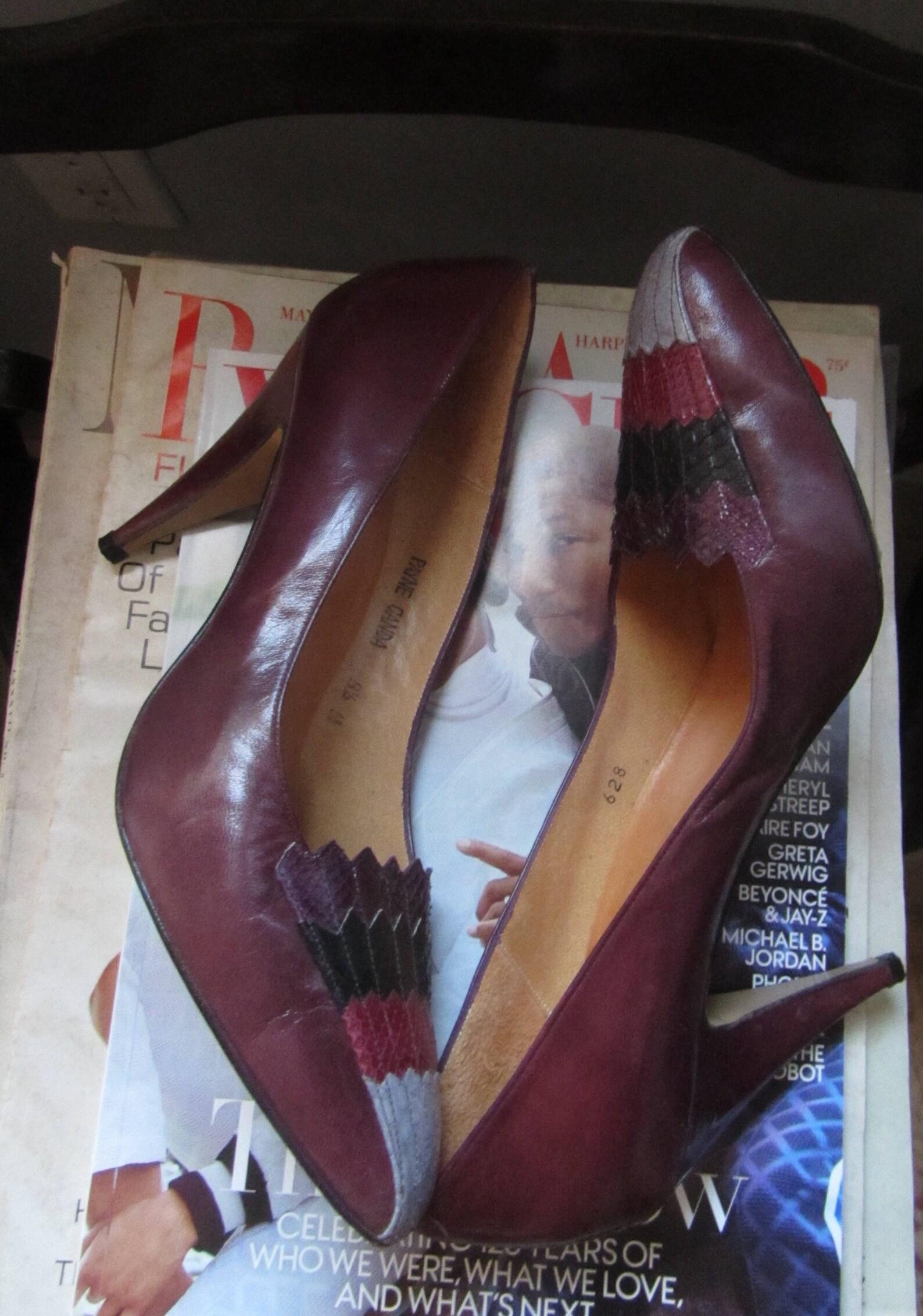 Rosina Ferragamo Pumps mit hohem Absatz, ca. 1980er Jahre Damen im Angebot