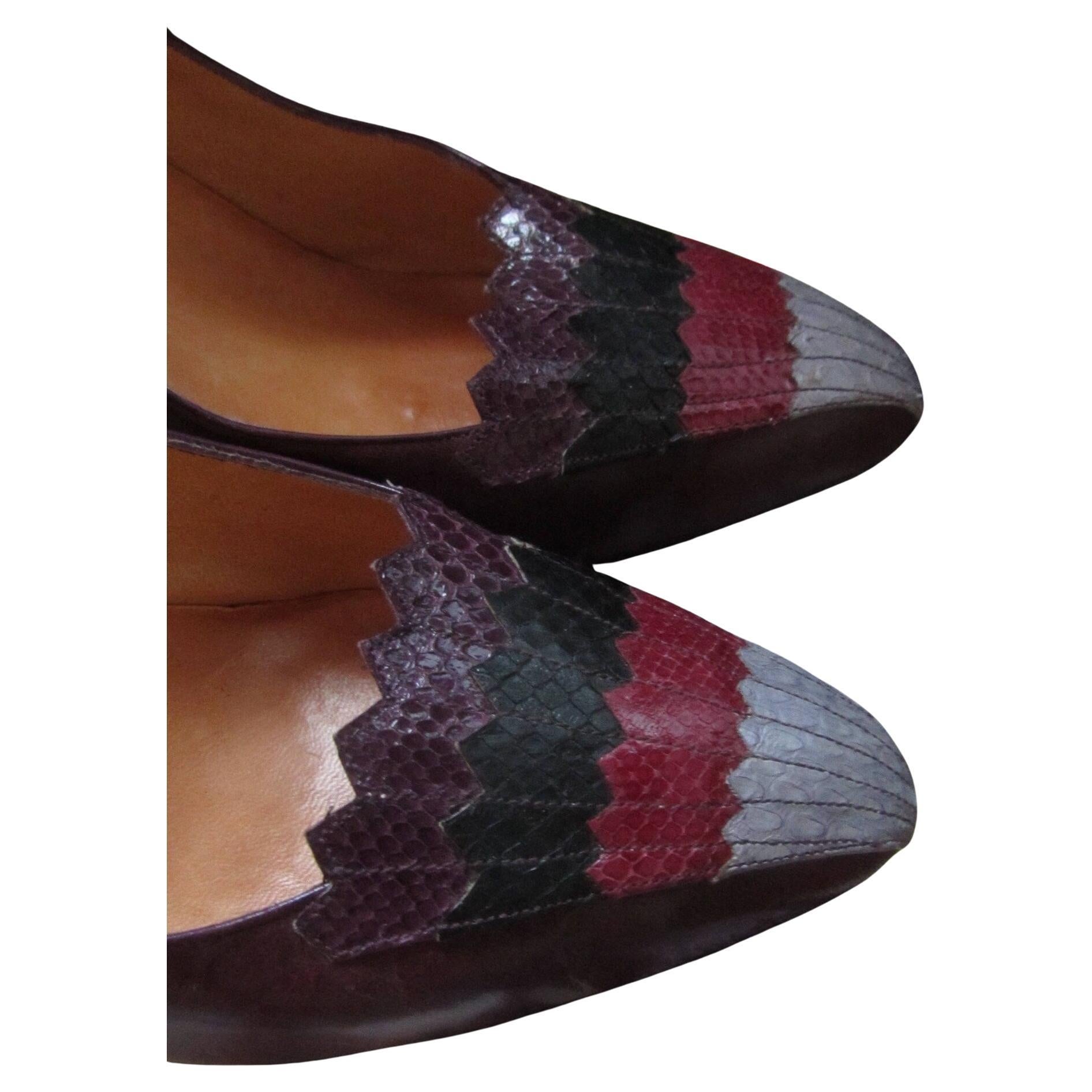 Rosina Ferragamo Pumps mit hohem Absatz, ca. 1980er Jahre im Angebot 2