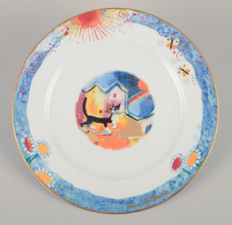 Rosina Wachtmeister per Goebel, Germania. Sei piatti da portata con motivi di gatti. In condizioni ottime in vendita a Copenhagen, DK