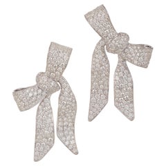 White Diamond Earrings