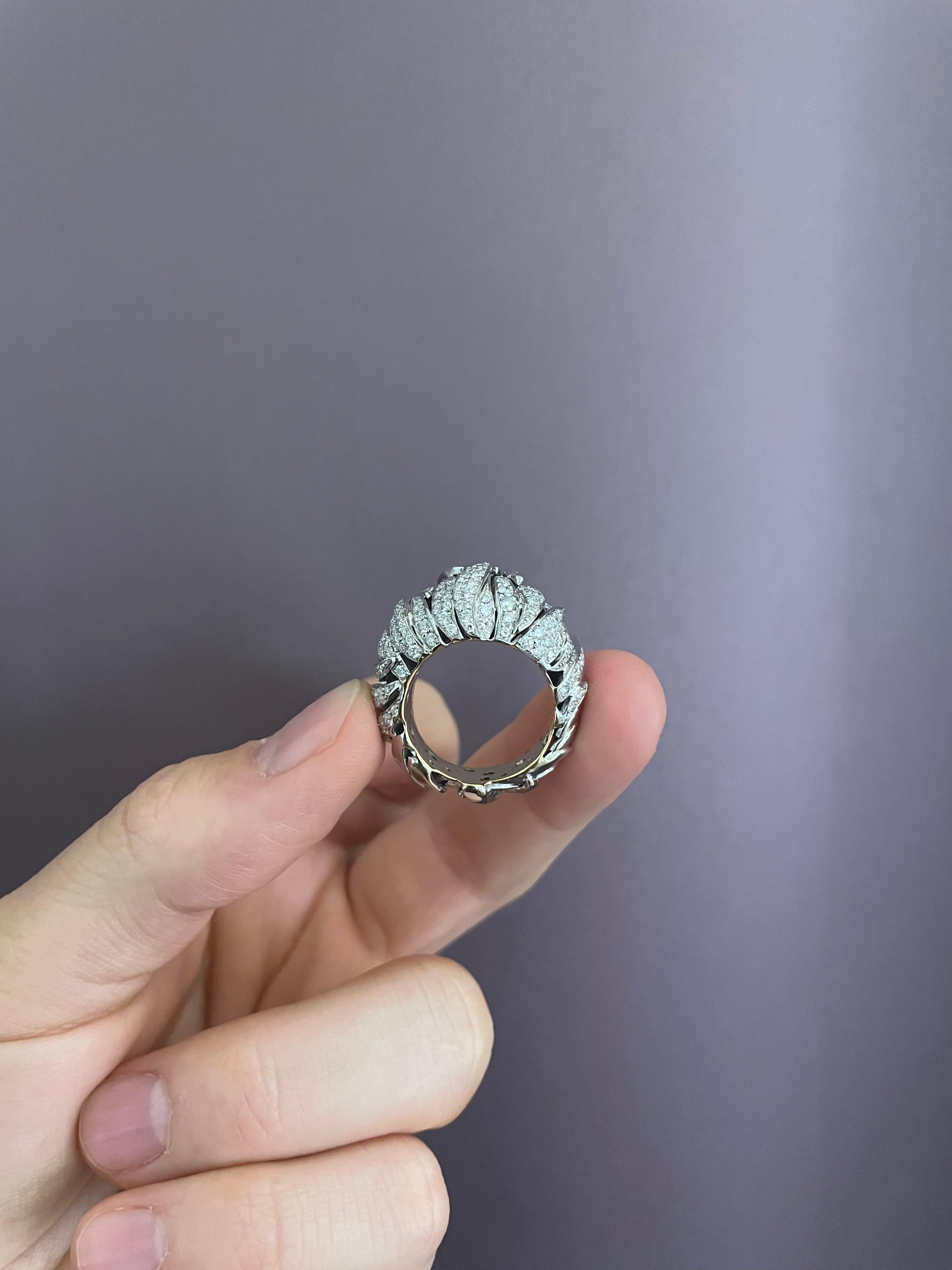 dome diamond ring