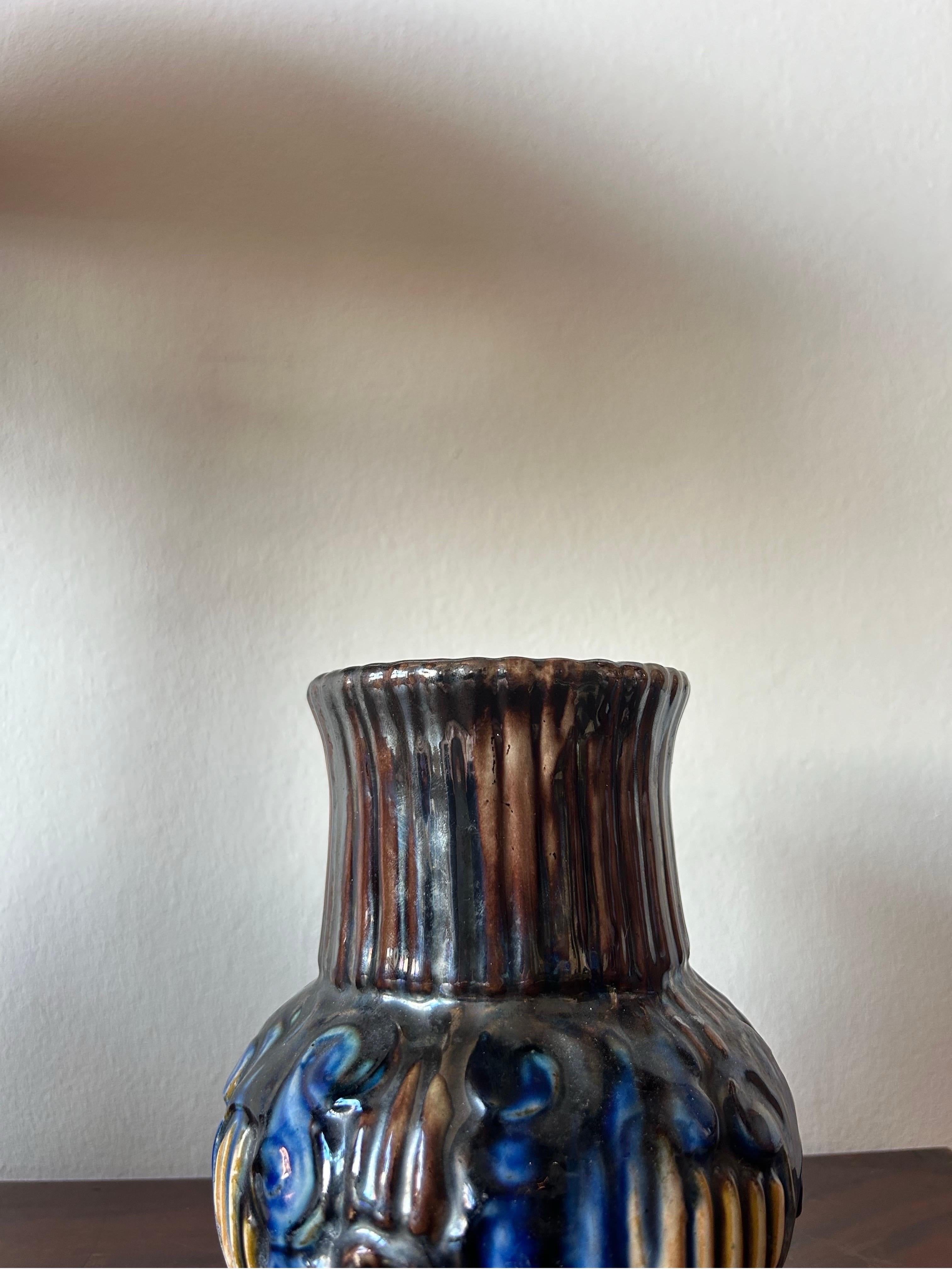 Early 20th Century Roskilde Lervare Fabrik vase, Denmark 1900’s For Sale