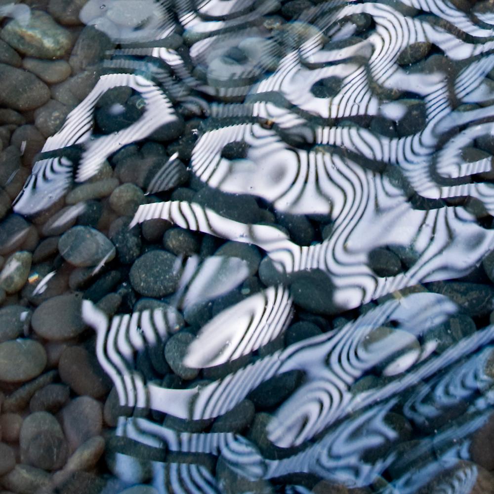 Roslyn Meyer Abstract Photograph - Stones and Swirls : nature photography