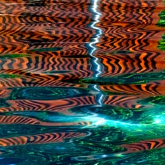 Tiger V : Abstract archival pigment print