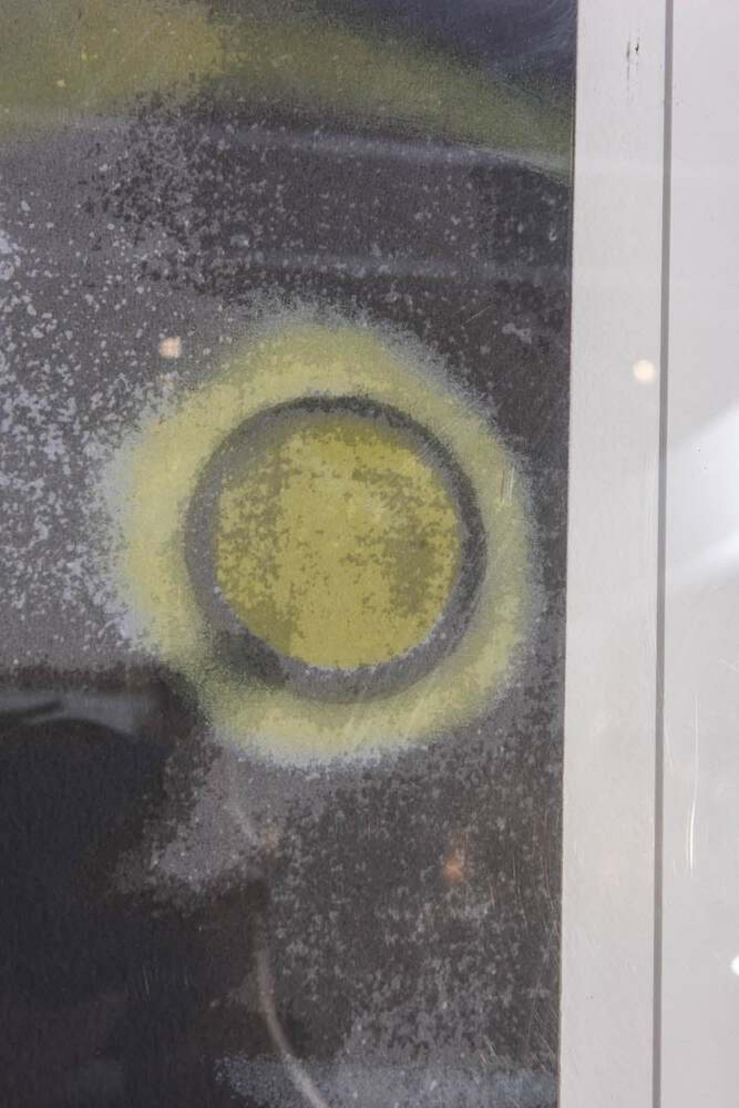 Ross Bleckner Amerikanischer gerahmter abstrakter Siebdruck auf Papier aus der Mitte des Jahrhunderts (Handgefertigt) im Angebot