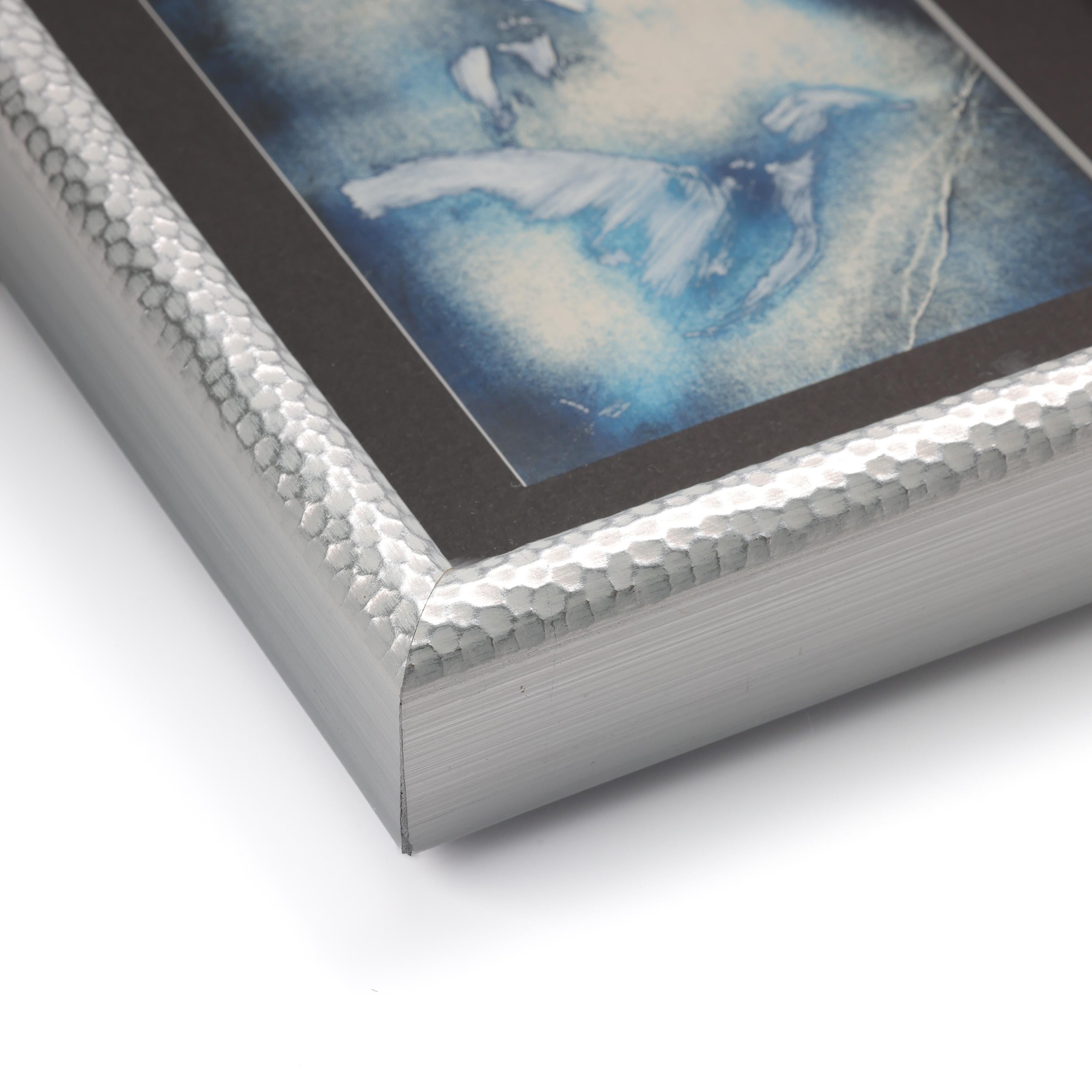 Paint Ross Bleckner Artworks, Pair, Postcard Sized, Matted, Framed For Sale