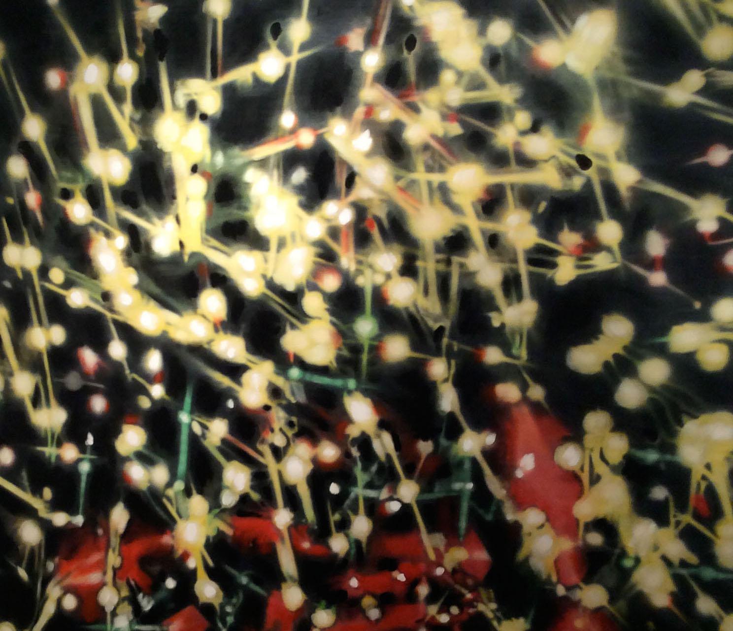 Il cervello di mia sorella - Painting Astratto di Ross Bleckner