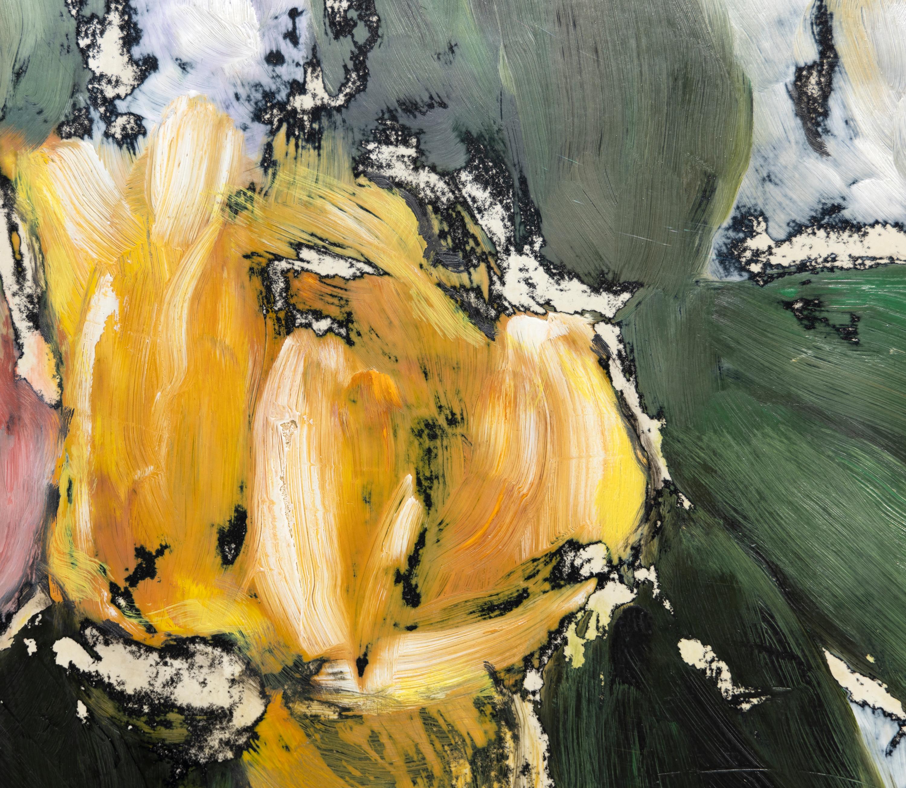 Senza titolo - Still-Life Painting Nero di Ross Bleckner