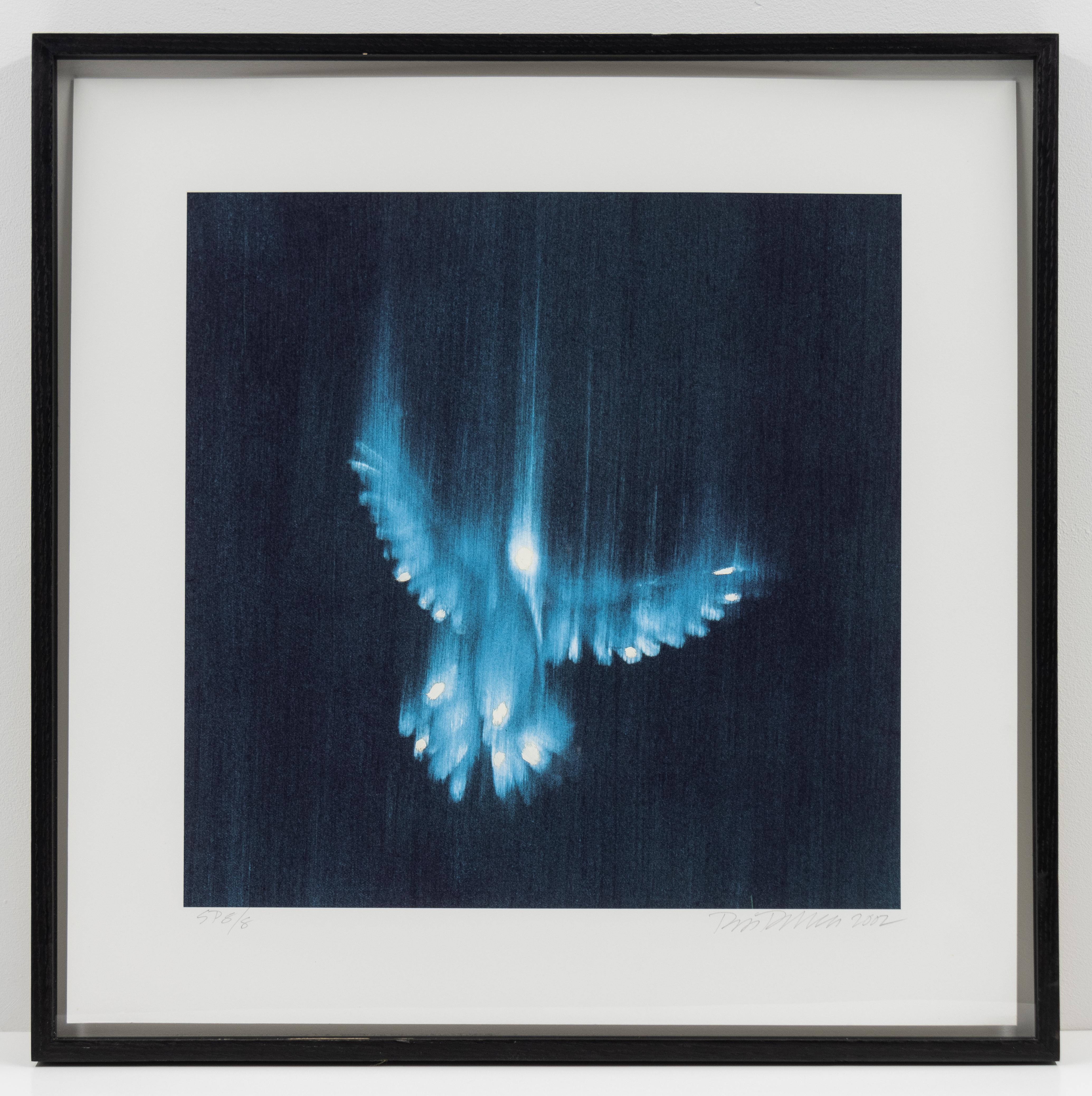 Falling Birds, 1 - Contemporary Mixed Media Art by Ross Bleckner
